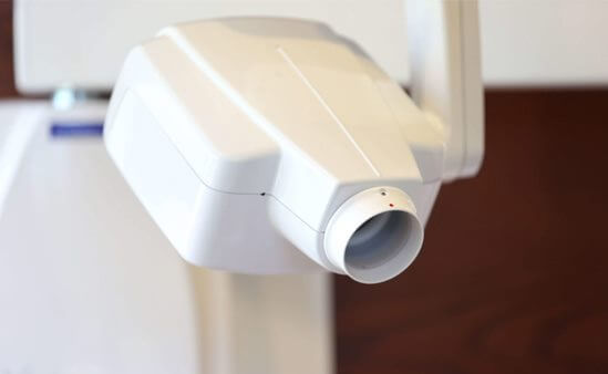 Close up of the J. Morita Veraview X800 CBCT